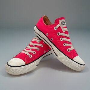Converse Chuck Taylor All Star Low Top Pink Canvas Sneakers Women’s 5 Men’s 3